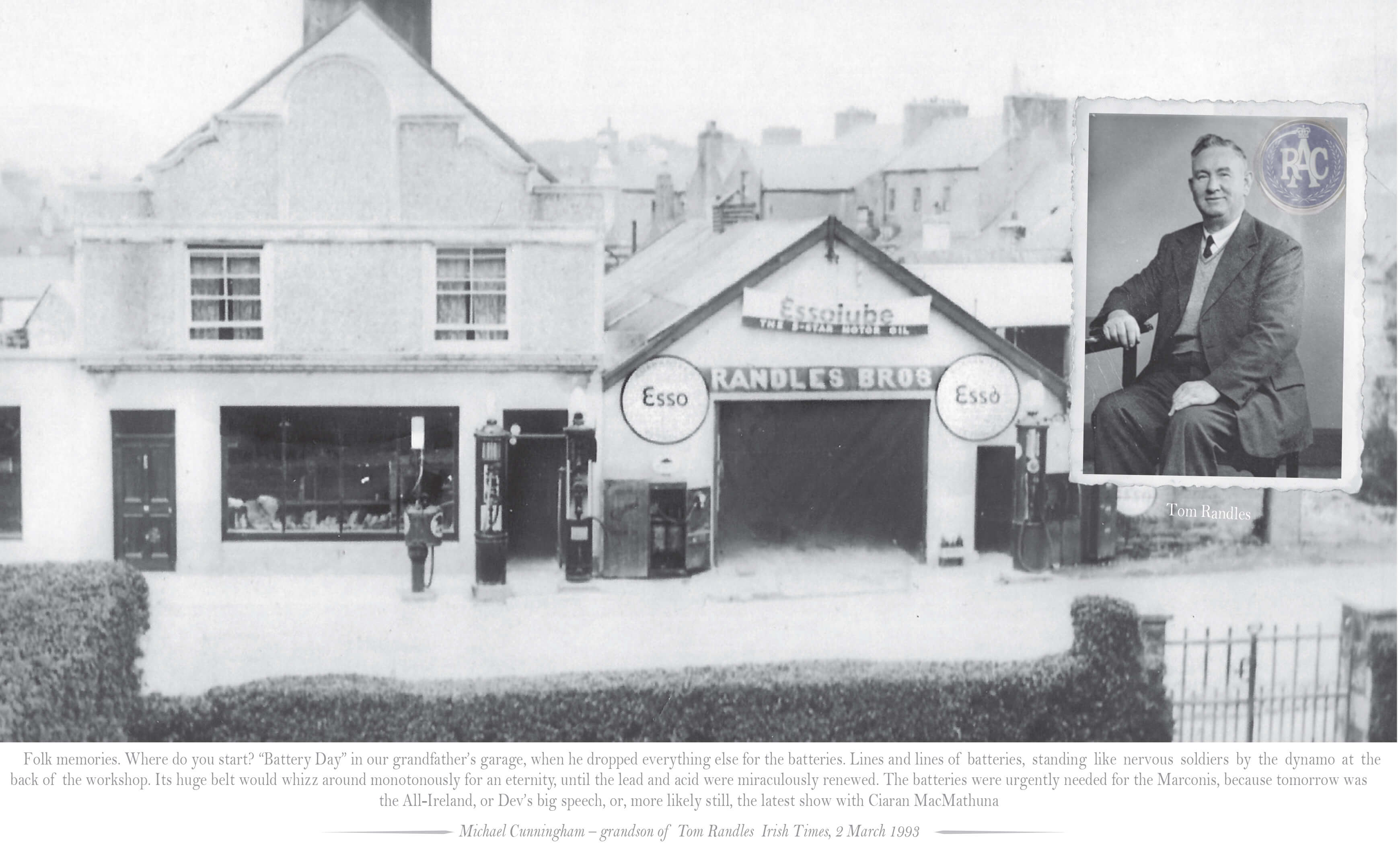 historic photo of dealership