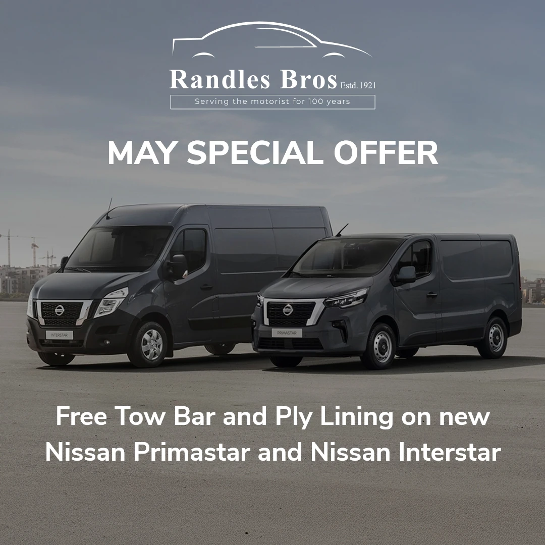 Nissan Primastar and Interstar Offer at Randles Bros